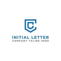 logo design inspiration for companies from the initial letters of the CC logo icon. -Vector vector