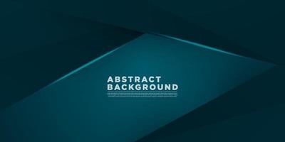 abstract dark green blue background with lines and shine . 3d look and cool design . illustration eps10 vector