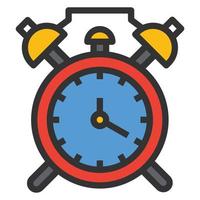 vector de icono de educación de reloj.