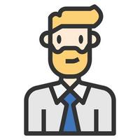 People Icon Man hipster Vector .