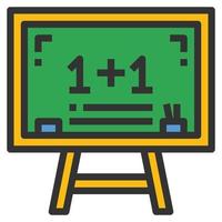 Maths icon line vector