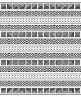 Geometric ethnic tribal seamless pattern. Background for fabric, wallpaper, card template, wrapping paper, carpet, textile, cover. ethnic tattoo style hawaiian pattern vector