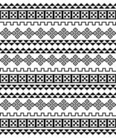 patrón geométrico tribal étnico sin costuras. fondo para tela, papel tapiz, plantilla de tarjeta, papel envolvente, alfombra, textil, cubierta. patrón de estilo de tatuaje vector