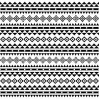 patrón geométrico tribal étnico sin costuras. fondo para tela, papel tapiz, plantilla de tarjeta, papel envolvente, alfombra, textil, cubierta. patrón de estilo de tatuaje vector