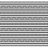 Geometric ethnic tribal seamless pattern. Background for fabric, wallpaper, card template, wrapping paper, carpet, textile, cover. tattoo style pattern vector