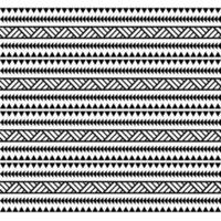 Geometric ethnic tribal seamless pattern. Background for fabric, wallpaper, card template, wrapping paper, carpet, textile, cover. tattoo style pattern vector