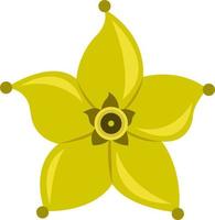 Yellow loosestrife vector art for graphic design and decorative element