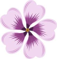 arte de vector de flor de malva de árbol para diseño gráfico y elemento decorativo