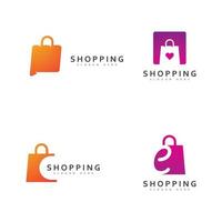 Online Shop Logo Vector, Shop logo design template, illustration,s imple modern and iconic logo vector