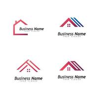 House logo vector template, Creative Real estate and house building icon logo Template