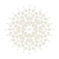 icono de símbolo de encaje de círculo redondo de mandala. plantilla de mandala oriental abstracta. icono de elemento elegante patrón arabesco estilo yoga vector