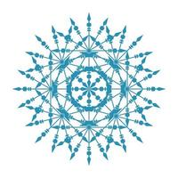 icono de símbolo de encaje de círculo redondo de mandala. plantilla de mandala oriental abstracta. icono de elemento elegante patrón arabesco estilo yoga vector