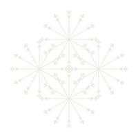 Mandala Round Circle Lace Symbol Icon. Abstract Oriental Mandala Template. Yoga Style Arabesque Pattern Elegant Element Icon vector