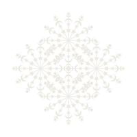 Mandala Round Circle Lace Symbol Icon. Abstract Oriental Mandala Template. Yoga Style Arabesque Pattern Elegant Element Icon vector