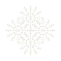 icono de símbolo de encaje de círculo redondo de mandala. plantilla de mandala oriental abstracta. icono de elemento elegante patrón arabesco estilo yoga vector