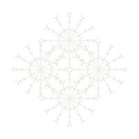 icono de símbolo de encaje de círculo redondo de mandala. plantilla de mandala oriental abstracta. icono de elemento elegante patrón arabesco estilo yoga vector