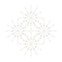 Mandala Round Circle Lace Symbol Icon. Abstract Oriental Mandala Template. Yoga Style Arabesque Pattern Elegant Element Icon vector