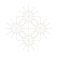 icono de símbolo de encaje de círculo redondo de mandala. plantilla de mandala oriental abstracta. icono de elemento elegante patrón arabesco estilo yoga vector