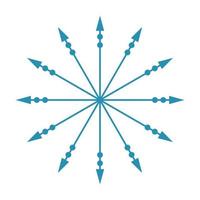 Mandala Round Circle Lace Symbol Icon. Abstract Oriental Mandala Template. Yoga Style Arabesque Pattern Elegant Element Icon vector