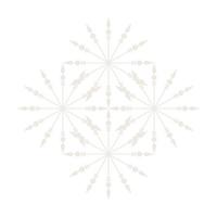 Mandala Round Circle Lace Symbol Icon. Abstract Oriental Mandala Template. Yoga Style Arabesque Pattern Elegant Element Icon vector