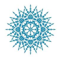 icono de símbolo de encaje de círculo redondo de mandala. plantilla de mandala oriental abstracta. icono de elemento elegante patrón arabesco estilo yoga vector