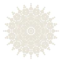 icono de símbolo de encaje de círculo redondo de mandala. plantilla de mandala oriental abstracta. icono de elemento elegante patrón arabesco estilo yoga vector