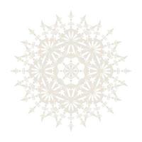 icono de símbolo de encaje de círculo redondo de mandala. plantilla de mandala oriental abstracta. icono de elemento elegante patrón arabesco estilo yoga vector