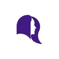 Face man,woman character, logo,icon vector illustration.