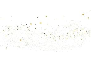 Light gold glitter confetti texture vector