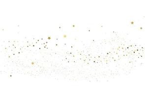 Light gold glitter confetti texture vector