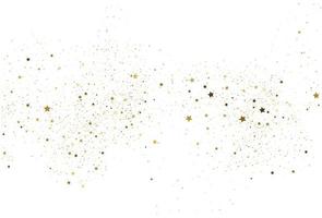 Light gold glitter confetti texture vector