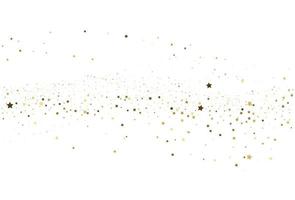 Light gold glitter confetti texture vector