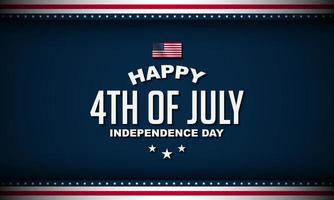 United States of America Independence Day Background Design.