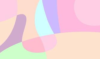 Abstract pastel liquid and curvy geometric background for banner. vector