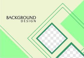 green abstract geometric background. design for banner, poster, cover vector
