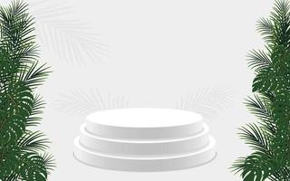 coconut and podium6 vector