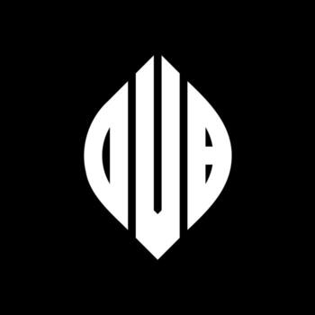 diseño de logotipo de letra de círculo ovb con forma de círculo y elipse. letras elipses ovb con estilo tipográfico. las tres iniciales forman un logo circular. vector de marca de letra de monograma abstracto del emblema del círculo ovb.
