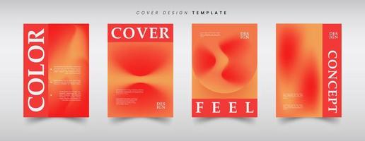 modern design template concept with mesh, wave, gradient, minimalist and modern. suitable for books, posters, flyers, prints, etc. vector