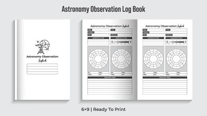 Astronomy Observation Logbook. Astrochemistry Diary Pro Download