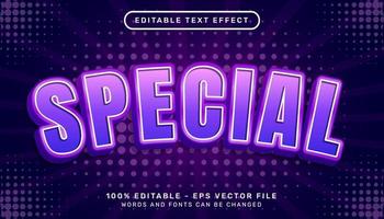 flashback 3d text effect and editable text effect with light retro color