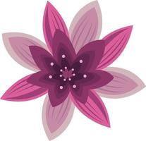 Lotus flower vector illustration for graphic design and decorative element