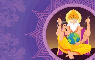 Happy Vishwakarma Puja Background vector