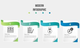 design template for business infographics vector