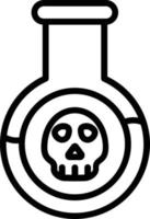 Poison Vector Line Icon