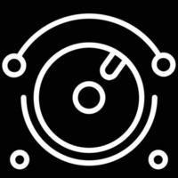 Dimmer Glyph Vector Icon
