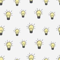 Seamless lamp pattern. Vector illustration of business background