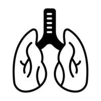 diseño de conceptos modernos de pulmones, ilustración vectorial vector