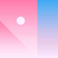 Vector Geometric Smooth blue pink gradient Background