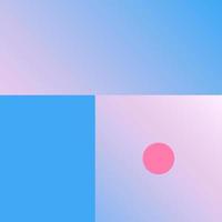 Vector Geometric Smooth blue pink gradient Background