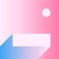 Vector Geometric Smooth blue pink gradient Background